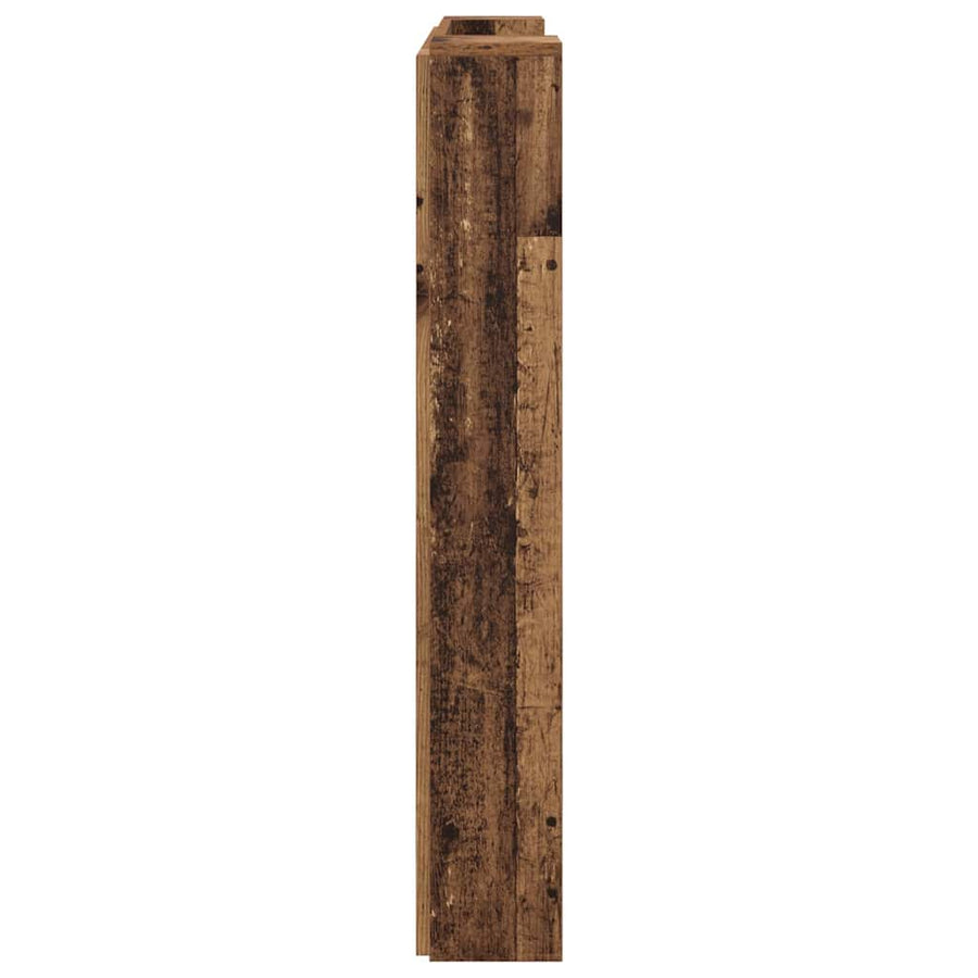 Hoofdeinde kas Oud Hout 120 x 15 x 103.5 cm Bewerkt hout