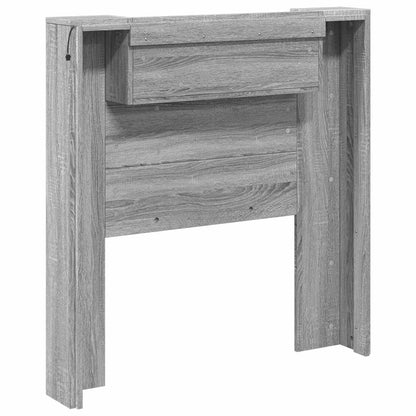 Hoofdbord Grijs Sonoma 100 x 16,5 x 103,5 cm Bewerkt hout
