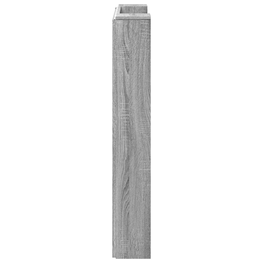 Hoofdbord Grijs Sonoma 100 x 16,5 x 103,5 cm Bewerkt hout