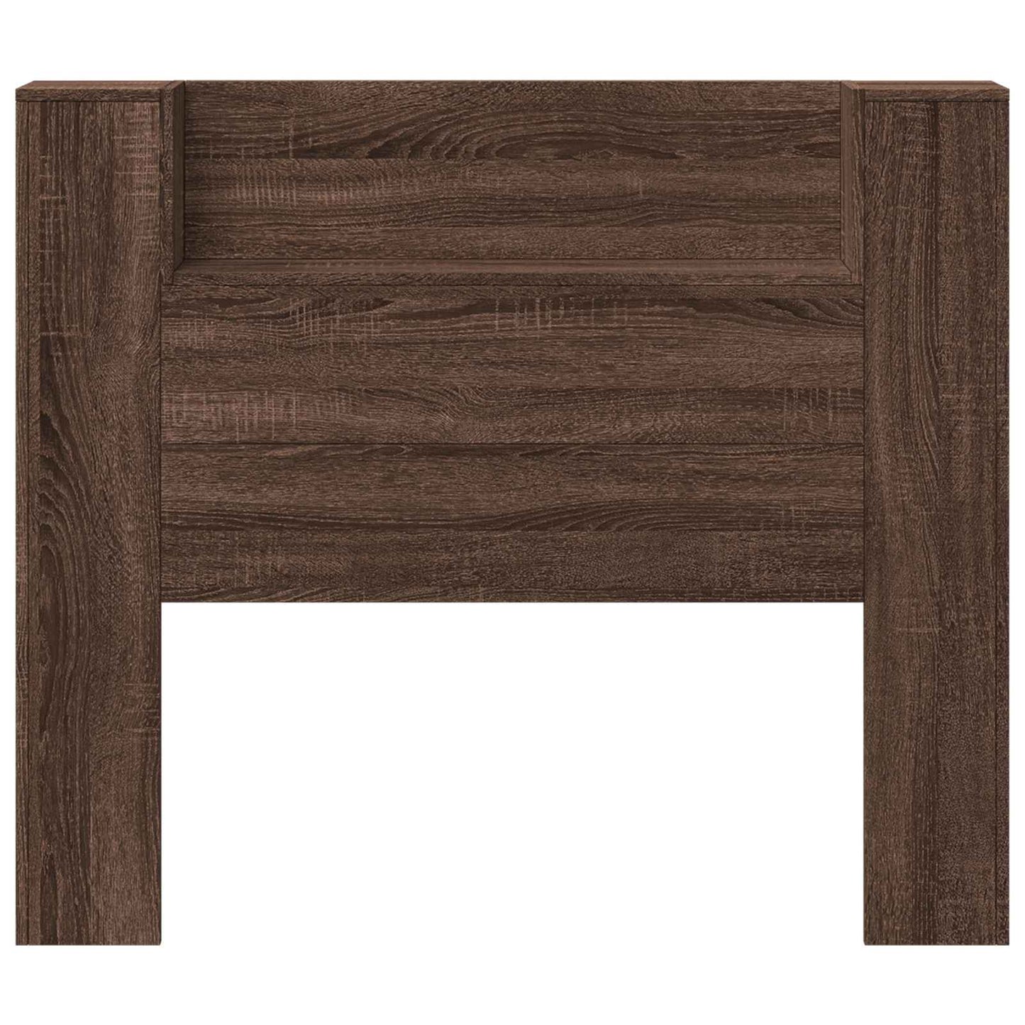 Hoofdbord Bruin Eiken 120 x 16,5 x 103,5 cm Bewerkt hout