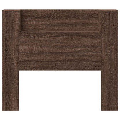Hoofdbord Bruin Eiken 120 x 16,5 x 103,5 cm Bewerkt hout