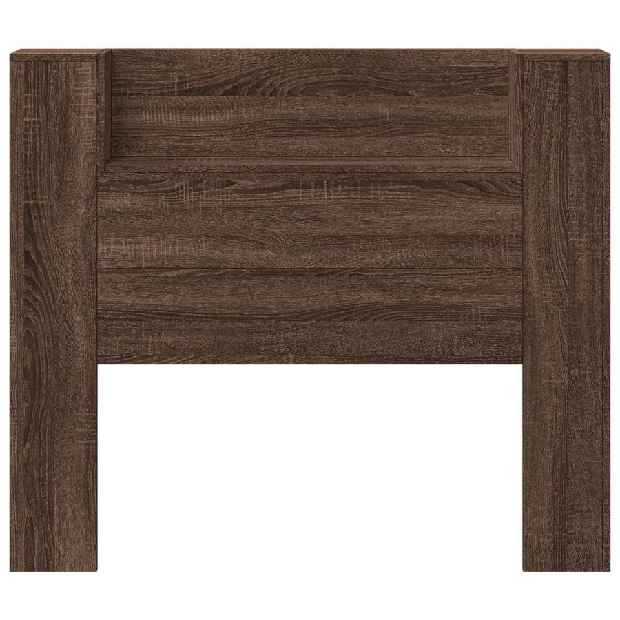 Hoofdbord Bruin Eiken 120 x 16,5 x 103,5 cm Bewerkt hout