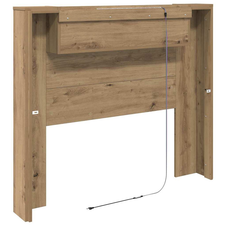 Hoofdeinde kas Artisan Eiken 120 x 15 x 103.5 cm Bewerkt hout