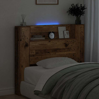 Hoofdeinde kas Oud Hout 120 x 15 x 103.5 cm Bewerkt hout