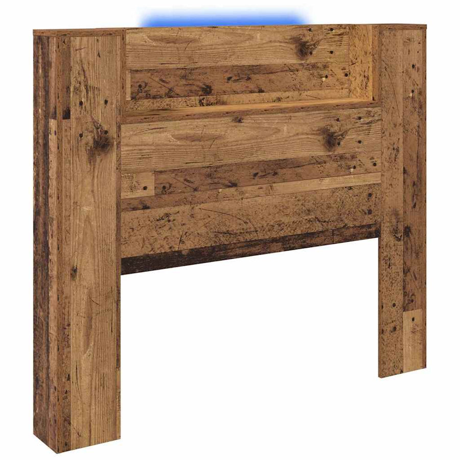 Hoofdeinde kas Oud Hout 120 x 15 x 103.5 cm Bewerkt hout