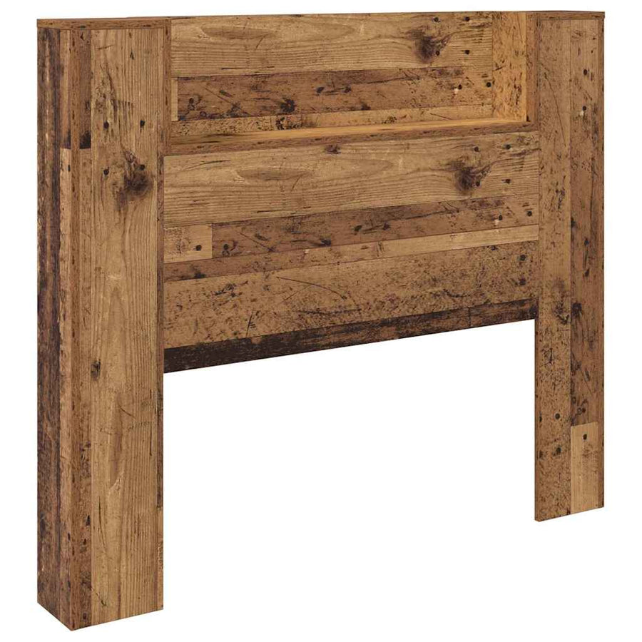 Hoofdeinde kas Oud Hout 120 x 15 x 103.5 cm Bewerkt hout