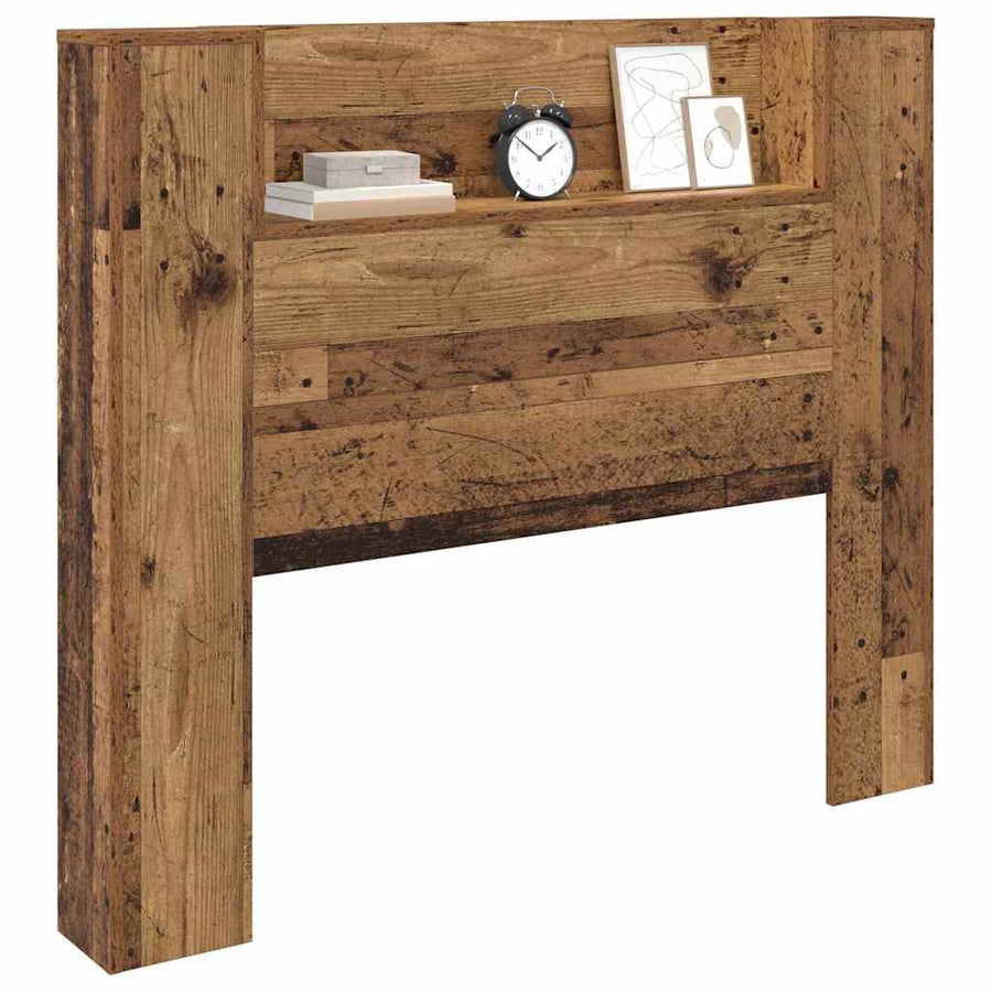 Hoofdeinde kas Oud Hout 120 x 15 x 103.5 cm Bewerkt hout