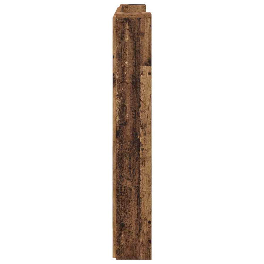 Hoofdeinde kas Oud Hout 120 x 15 x 103.5 cm Bewerkt hout