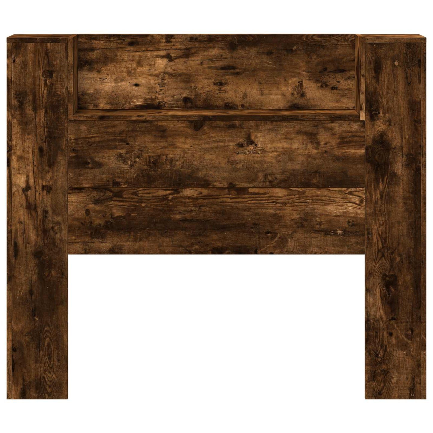 Hoofdbord Gerookt eiken 120 x 16,5 x 103,5 cm Bewerkt hout