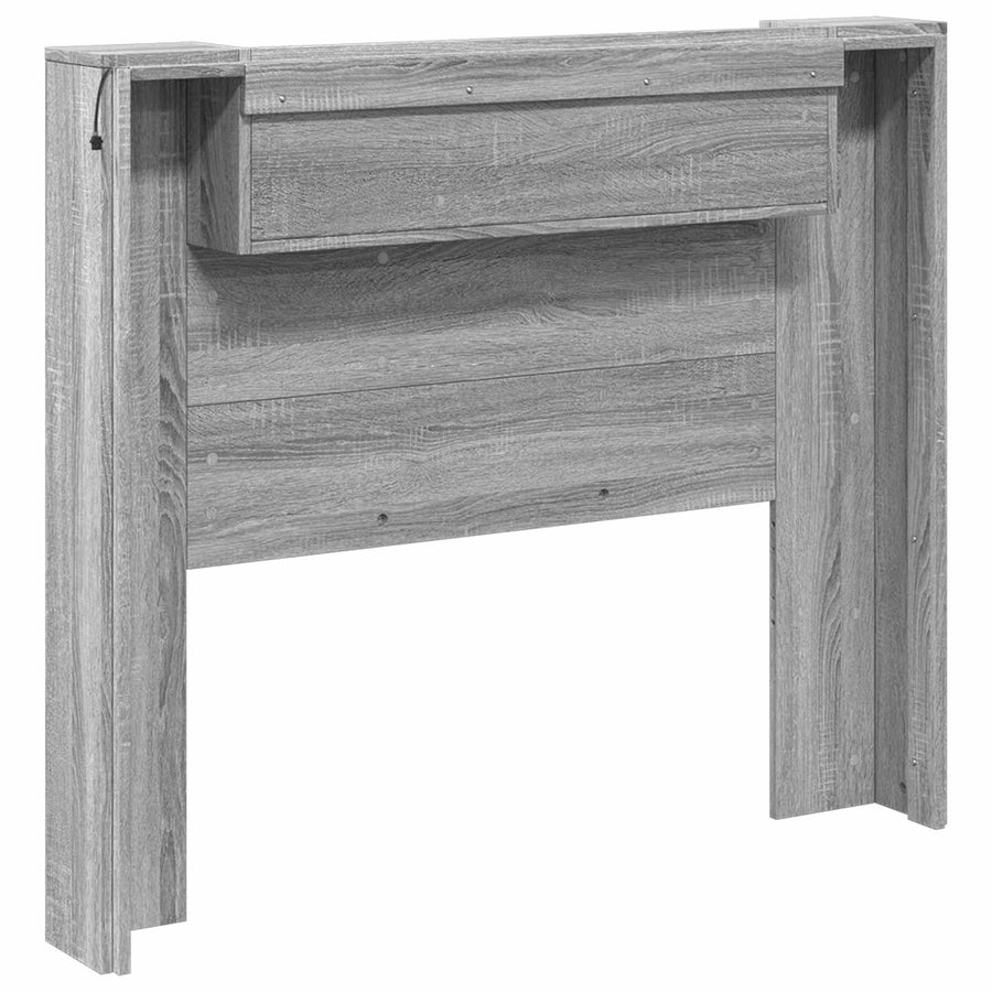 Hoofdbord Grijs Sonoma 120 x 16,5 x 103,5 cm Bewerkt hout