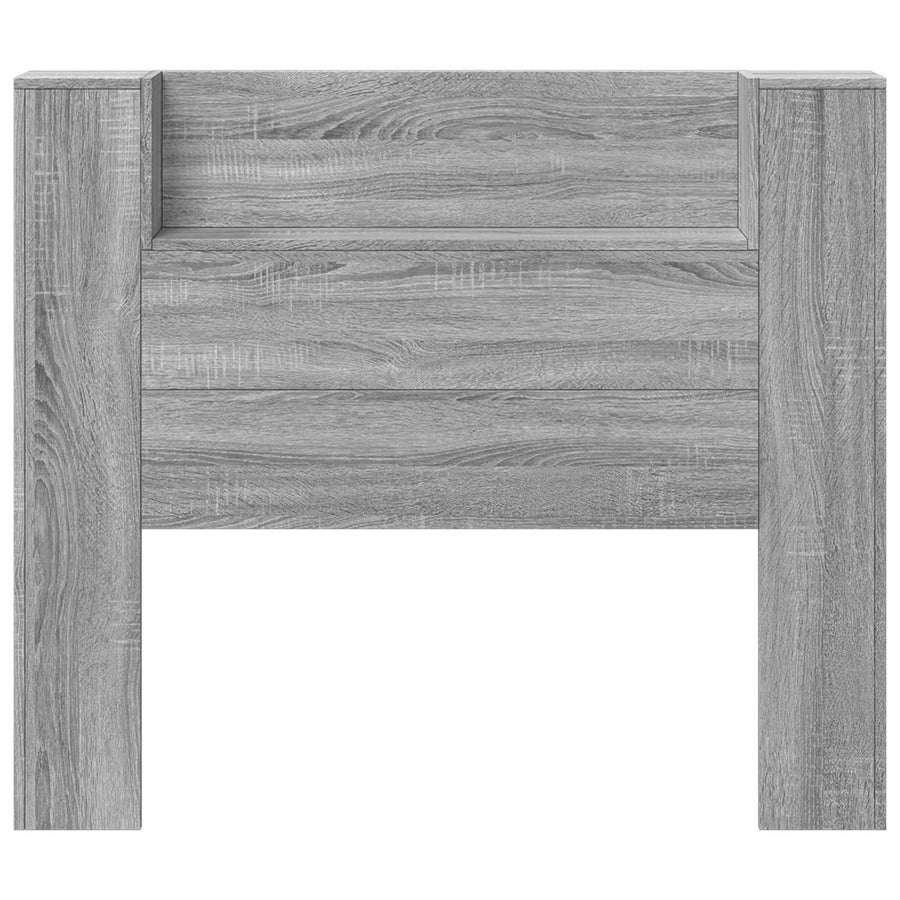 Hoofdbord Grijs Sonoma 120 x 16,5 x 103,5 cm Bewerkt hout