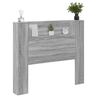 Hoofdbord Grijs Sonoma 120 x 16,5 x 103,5 cm Bewerkt hout