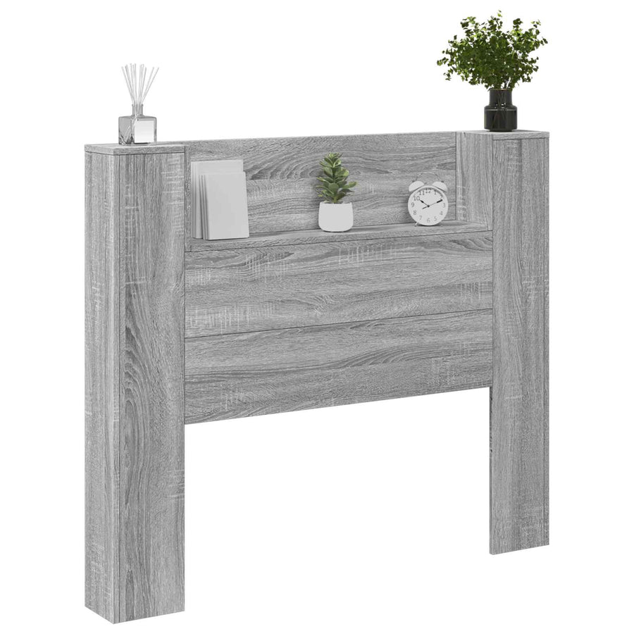 Hoofdbord Grijs Sonoma 120 x 16,5 x 103,5 cm Bewerkt hout