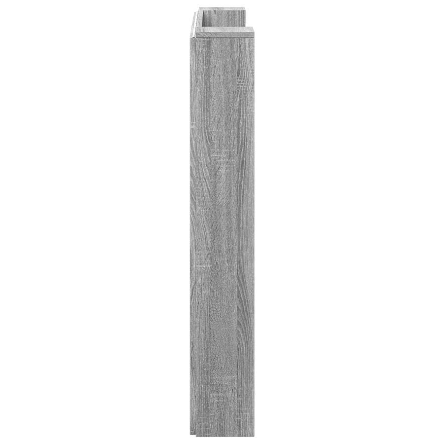 Hoofdbord Grijs Sonoma 120 x 16,5 x 103,5 cm Bewerkt hout