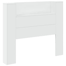 Hoofdbord met hoofdeinde Wit 120 x 16,5 x 103,5 cm Bewerkt hout