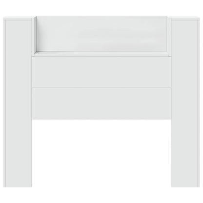 Hoofdbord met hoofdeinde Wit 120 x 16,5 x 103,5 cm Bewerkt hout