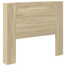 Hoofdbord Sonoma Eiken 120 x 16,5 x 103,5 cm Bewerkt hout