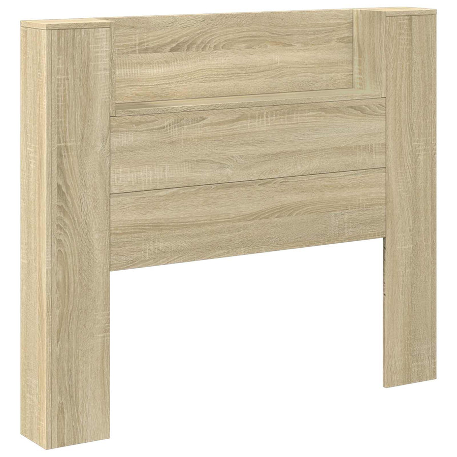 Hoofdbord Sonoma Eiken 120 x 16,5 x 103,5 cm Bewerkt hout