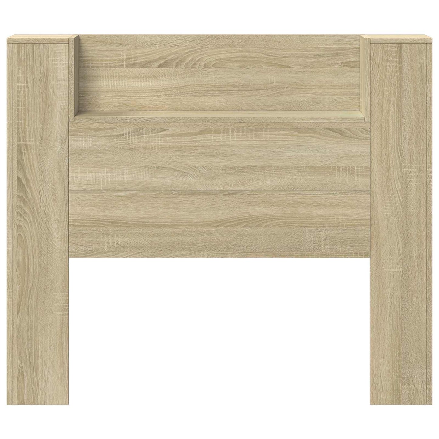 Hoofdbord Sonoma Eiken 120 x 16,5 x 103,5 cm Bewerkt hout