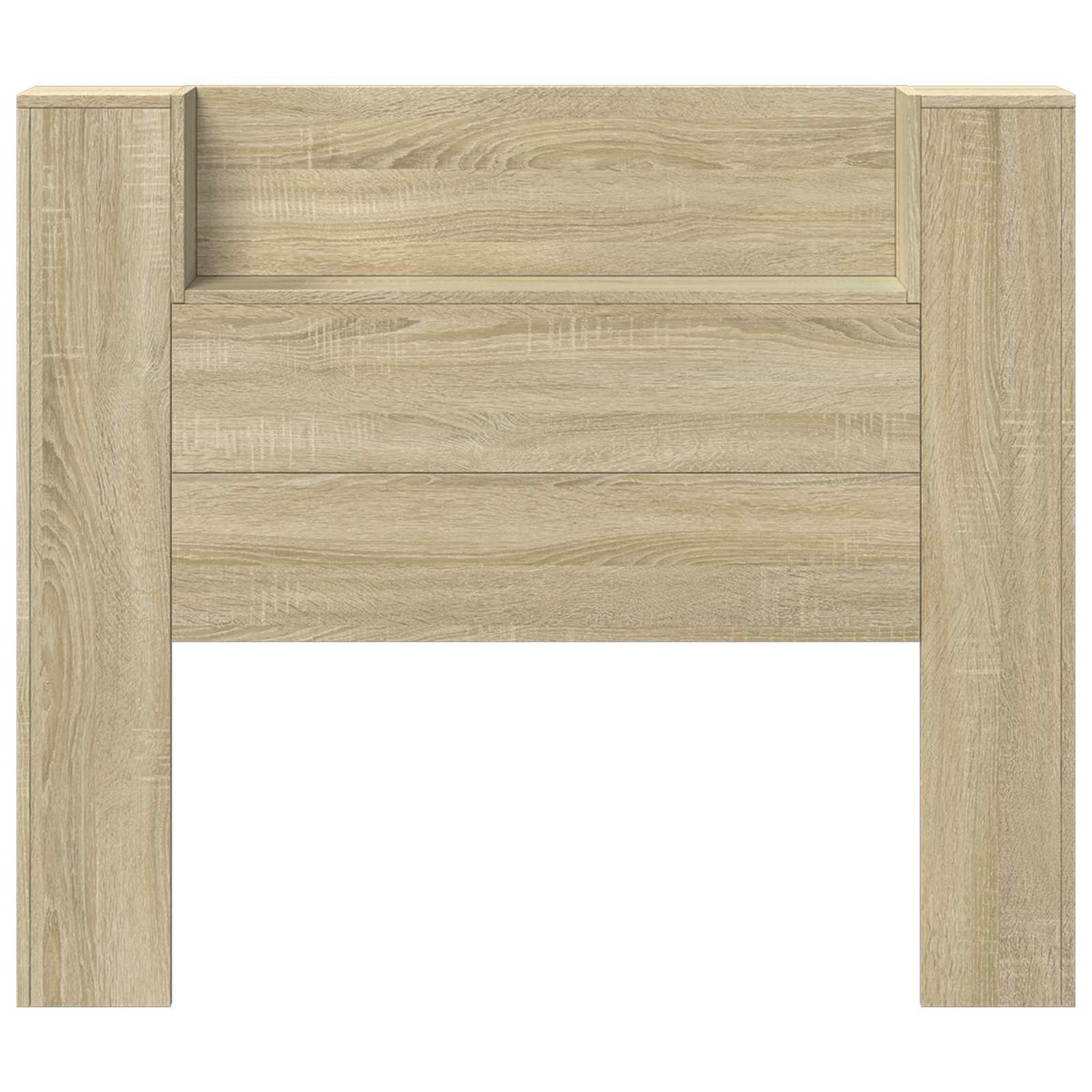 Hoofdbord Sonoma Eiken 120 x 16,5 x 103,5 cm Bewerkt hout