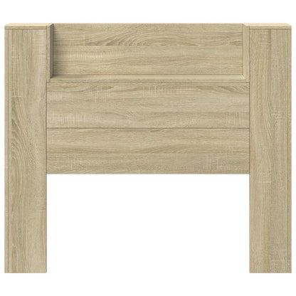 Hoofdbord Sonoma Eiken 120 x 16,5 x 103,5 cm Bewerkt hout