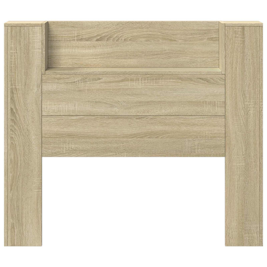 Hoofdbord Sonoma Eiken 120 x 16,5 x 103,5 cm Bewerkt hout