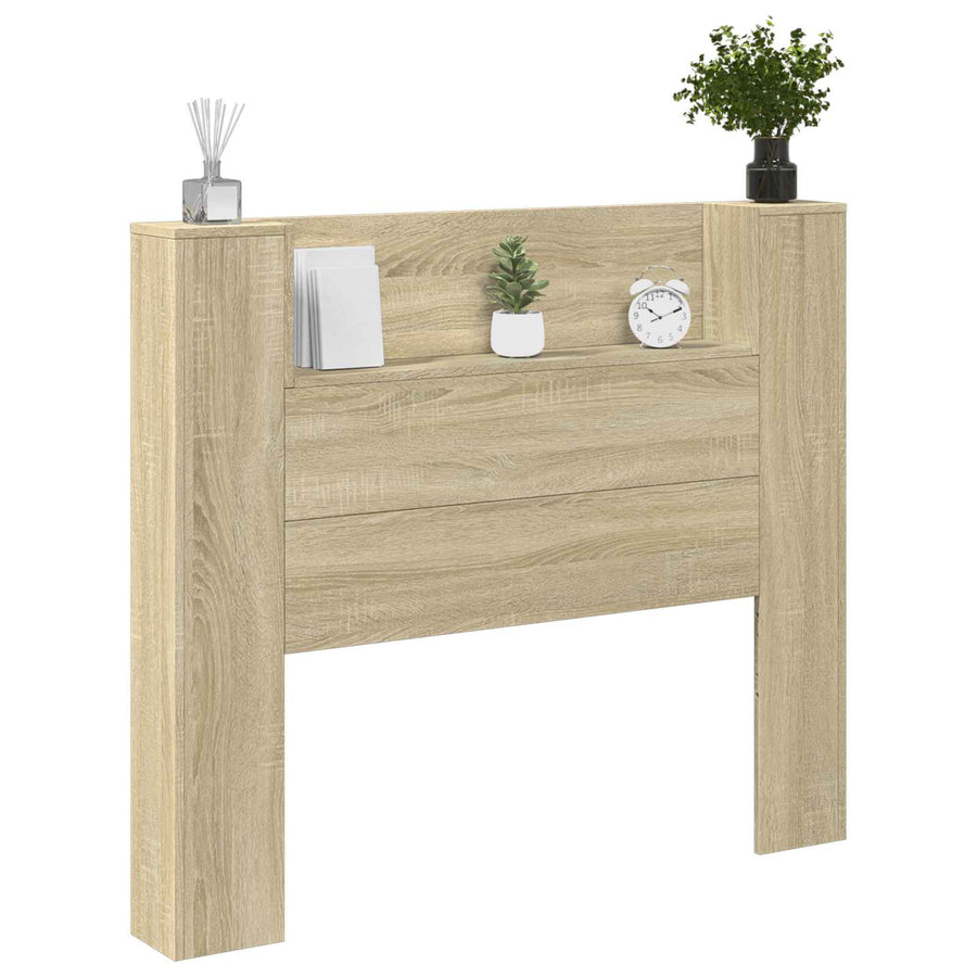 Hoofdbord Sonoma Eiken 120 x 16,5 x 103,5 cm Bewerkt hout