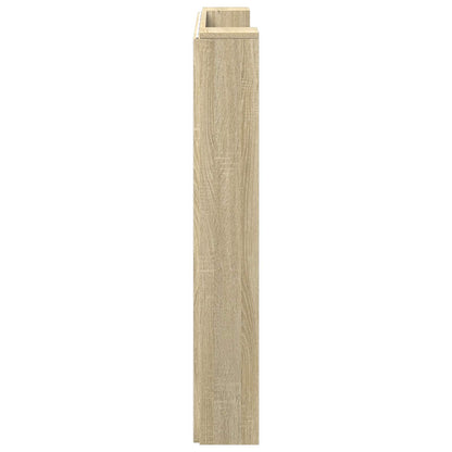 Hoofdbord Sonoma Eiken 120 x 16,5 x 103,5 cm Bewerkt hout