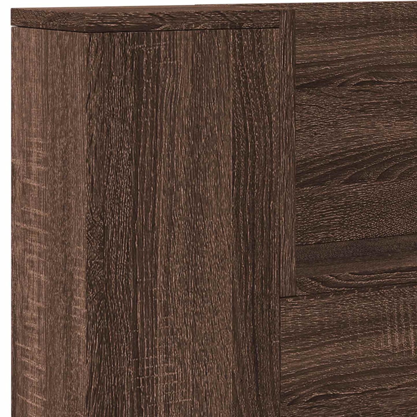 Hoofdbord Bruin Eiken 140 x 16,5 x 103,5 cm Bewerkt hout