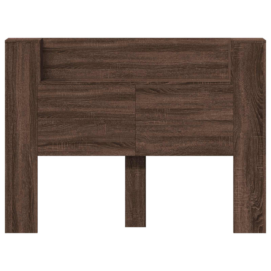 Hoofdbord Bruin Eiken 140 x 16,5 x 103,5 cm Bewerkt hout