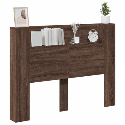 Hoofdbord Bruin Eiken 140 x 16,5 x 103,5 cm Bewerkt hout
