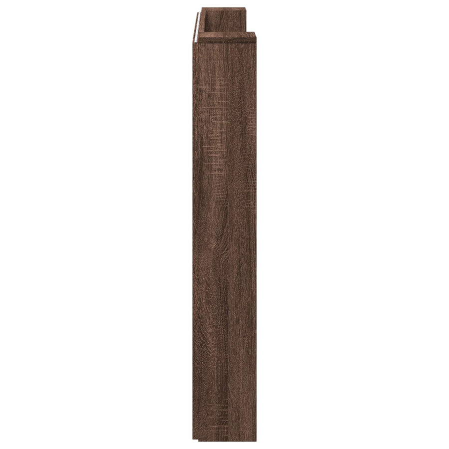 Hoofdbord Bruin Eiken 140 x 16,5 x 103,5 cm Bewerkt hout