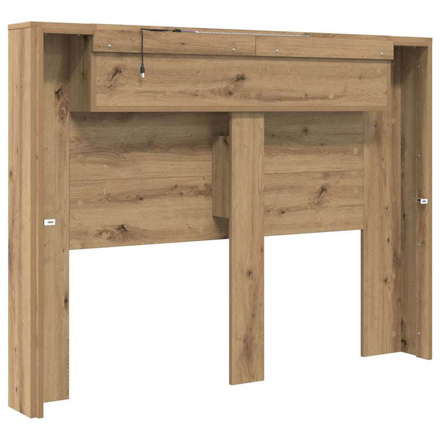 Hoofdbord Artisan Eiken 140 x 17 x 104,5 cm Bewerkt hout