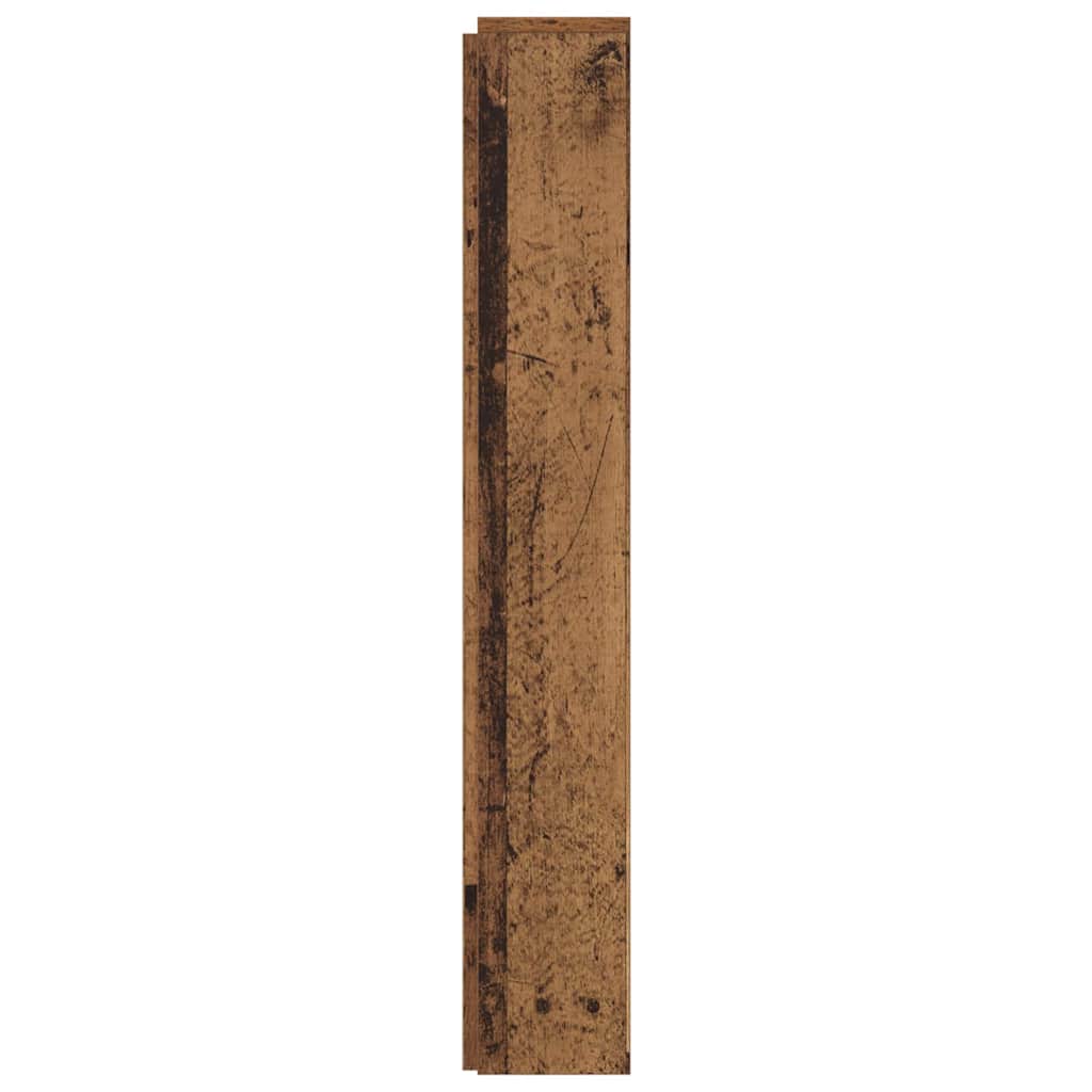 Hoofdbord met plank Oudhout 140 x 17 x 104,5 cm Bewerkt hout