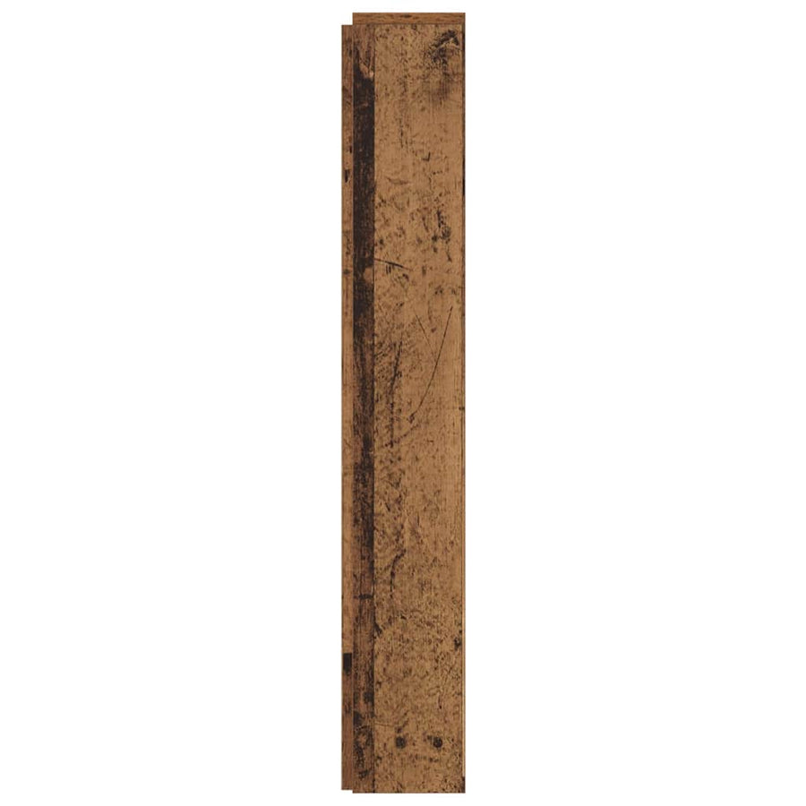 Hoofdbord met plank Oudhout 140 x 17 x 104,5 cm Bewerkt hout