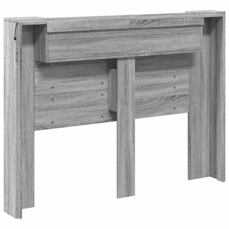 Hoofdbord Grijs Sonoma 140 x 16,5 x 103,5 cm Bewerkt hout