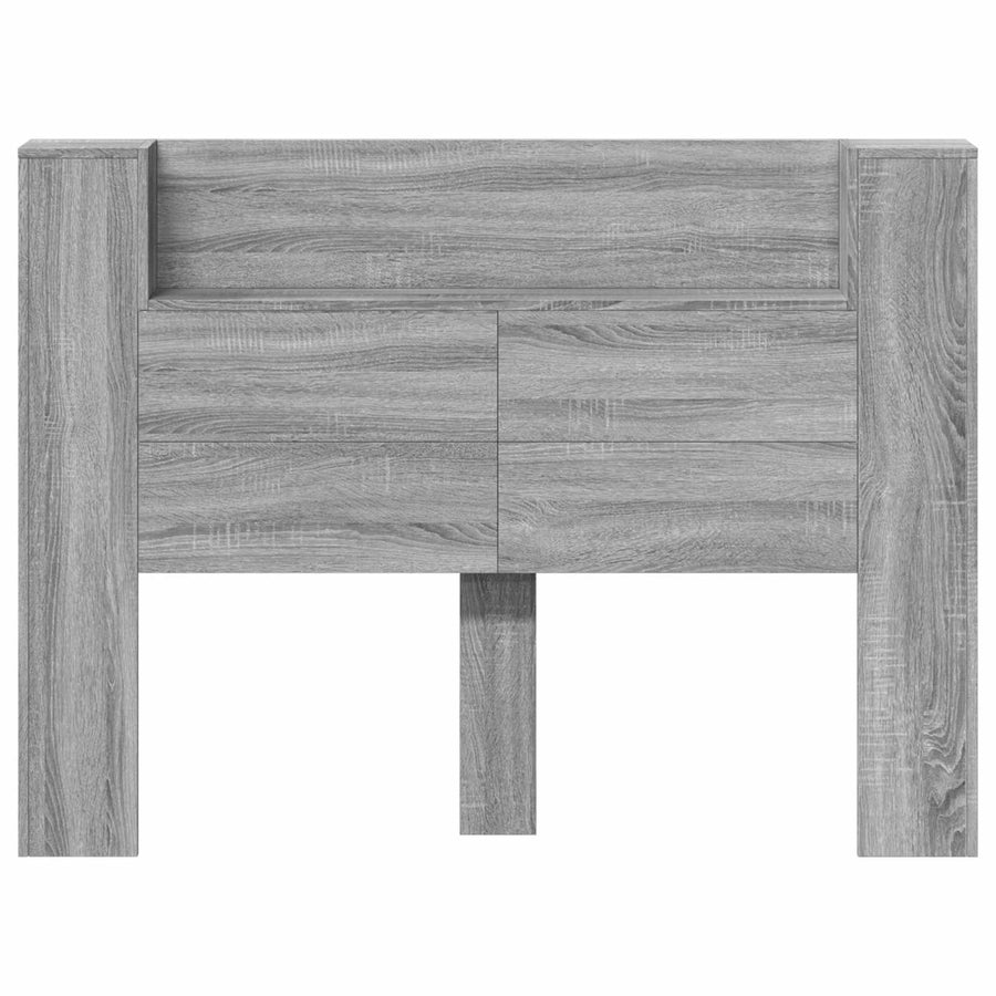 Hoofdbord Grijs Sonoma 140 x 16,5 x 103,5 cm Bewerkt hout