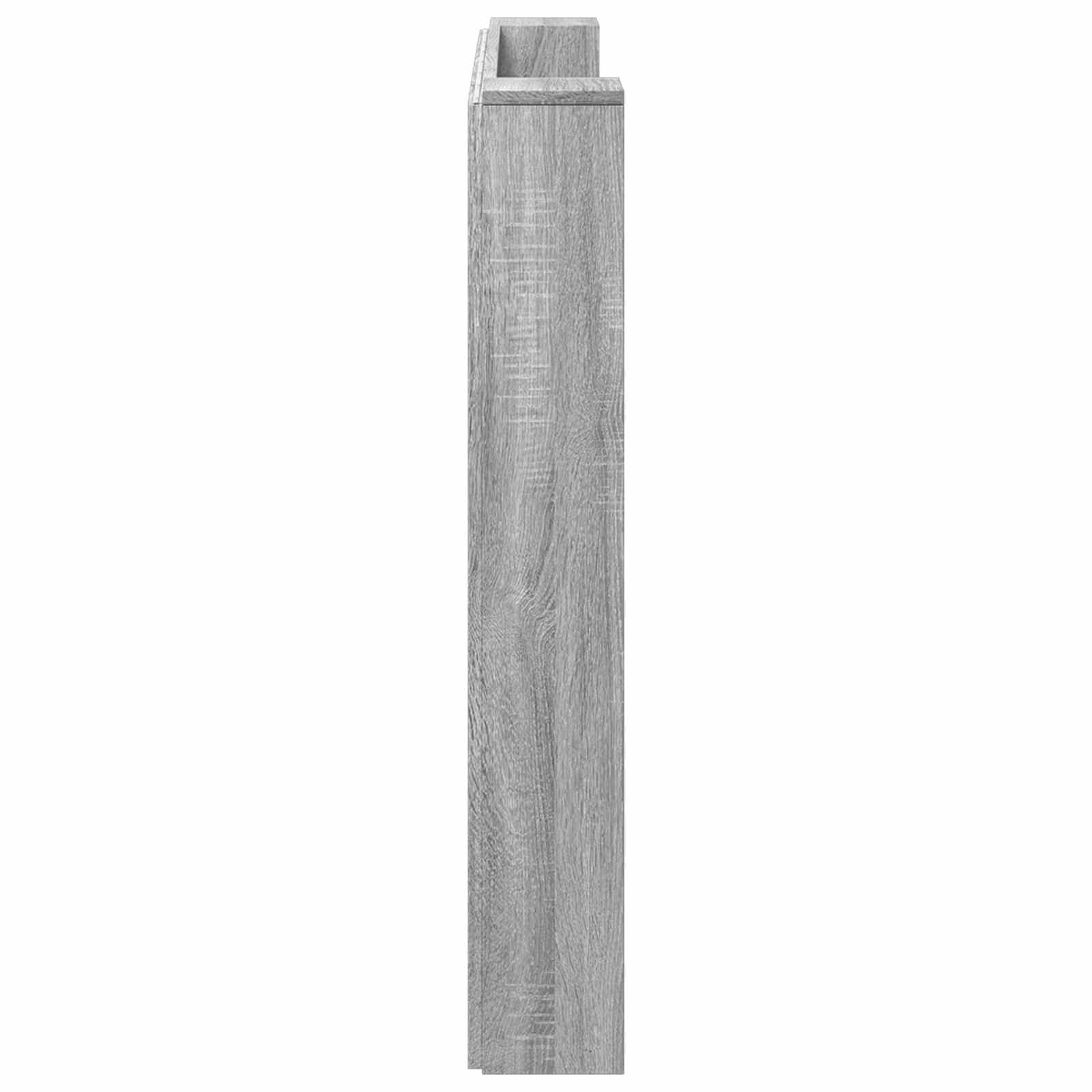 Hoofdbord Grijs Sonoma 140 x 16,5 x 103,5 cm Bewerkt hout
