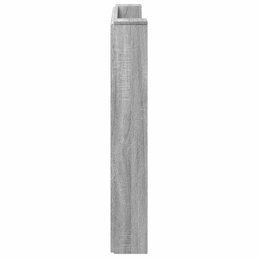 Hoofdbord Grijs Sonoma 140 x 16,5 x 103,5 cm Bewerkt hout