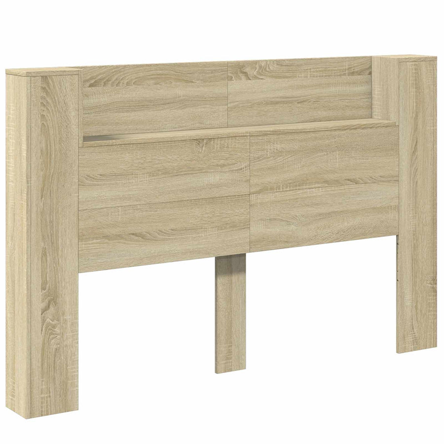 Hoofdbord Sonoma Eiken 160 x 16,5 x 103,5 cm Bewerkt hout