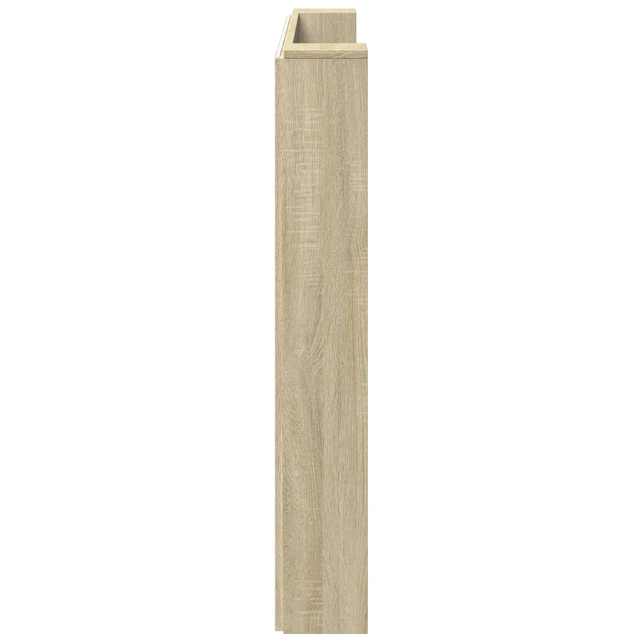 Hoofdbord Sonoma Eiken 160 x 16,5 x 103,5 cm Bewerkt hout