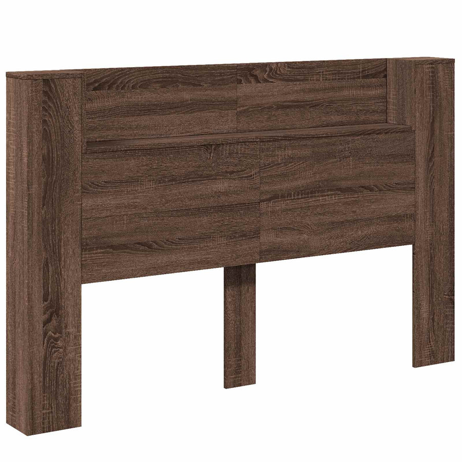Hoofdbord Bruin Eiken 160 x 16,5 x 103,5 cm Bewerkt hout