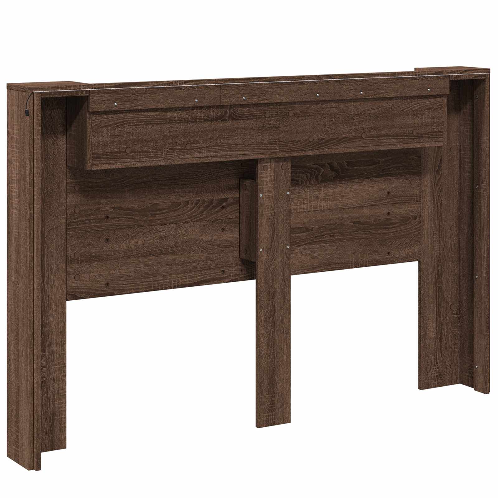 Hoofdbord Bruin Eiken 160 x 16,5 x 103,5 cm Bewerkt hout