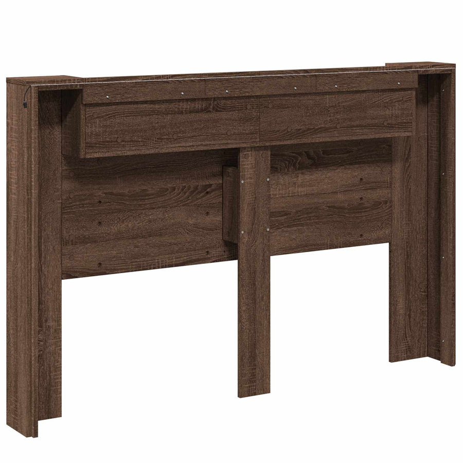 Hoofdbord Bruin Eiken 160 x 16,5 x 103,5 cm Bewerkt hout