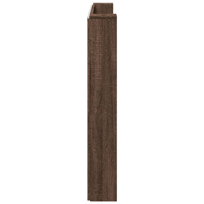 Hoofdbord Bruin Eiken 160 x 16,5 x 103,5 cm Bewerkt hout