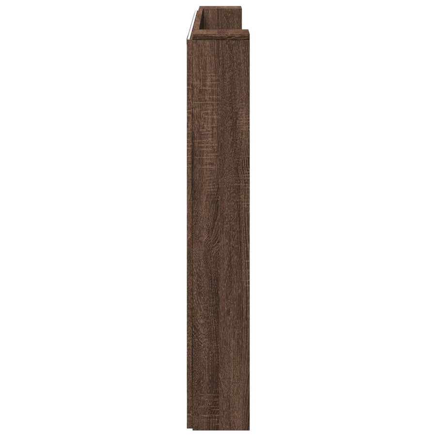 Hoofdbord Bruin Eiken 160 x 16,5 x 103,5 cm Bewerkt hout