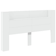 Hoofdbord met hoofdeinde Wit 180 x 16,5 x 103,5 cm Bewerkt hout