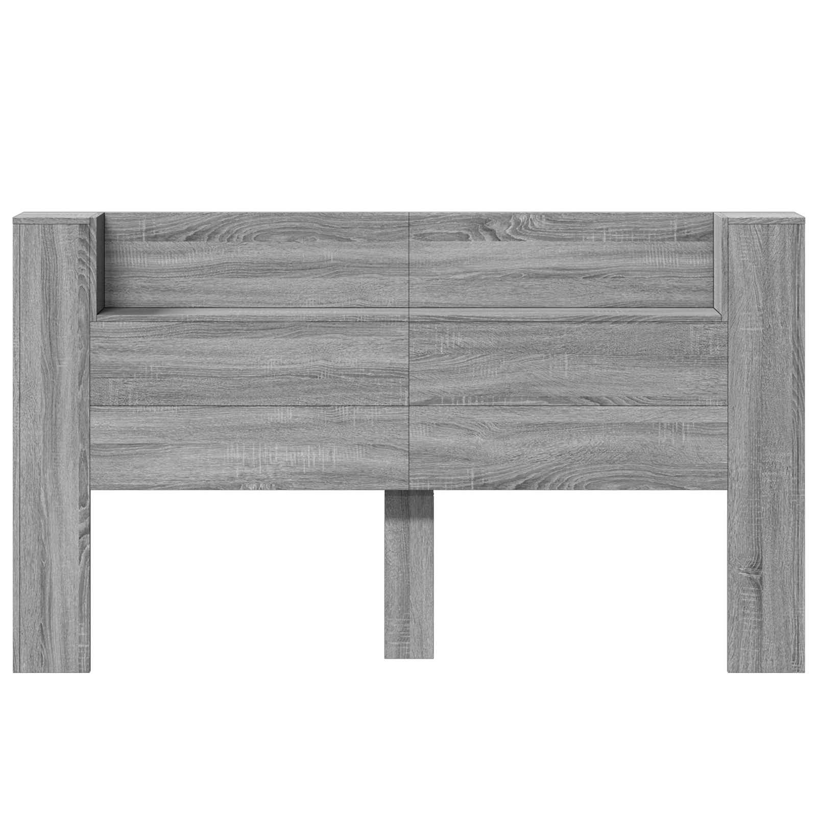 Hoofdbord Grijs Sonoma 180 x 16,5 x 103,5 cm Bewerkt hout