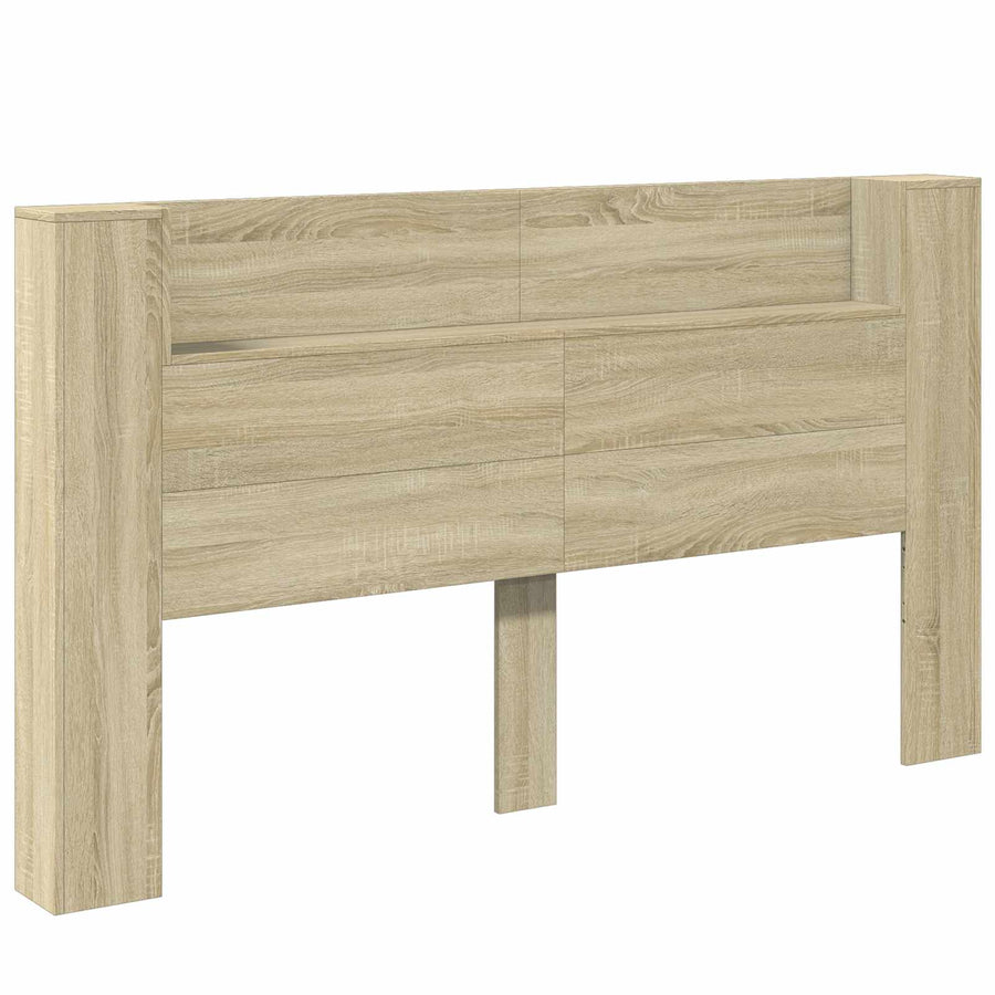 Hoofdbord Sonoma Eiken 180 x 16,5 x 103,5 cm Bewerkt hout