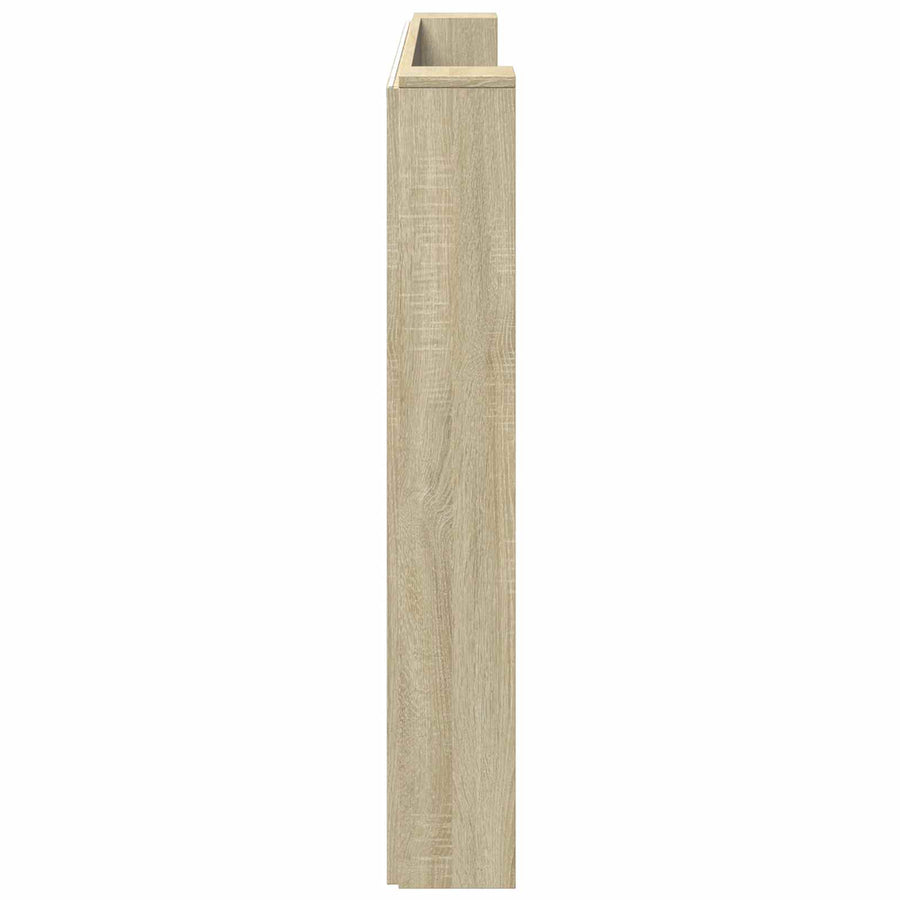 Hoofdbord Sonoma Eiken 180 x 16,5 x 103,5 cm Bewerkt hout